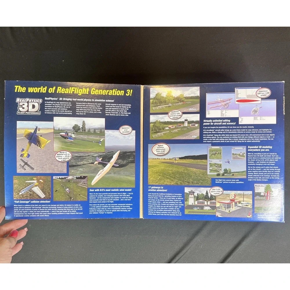 Great Planes Real Flight G3‎ R/C Flight Simulator w/controller & 2 discs